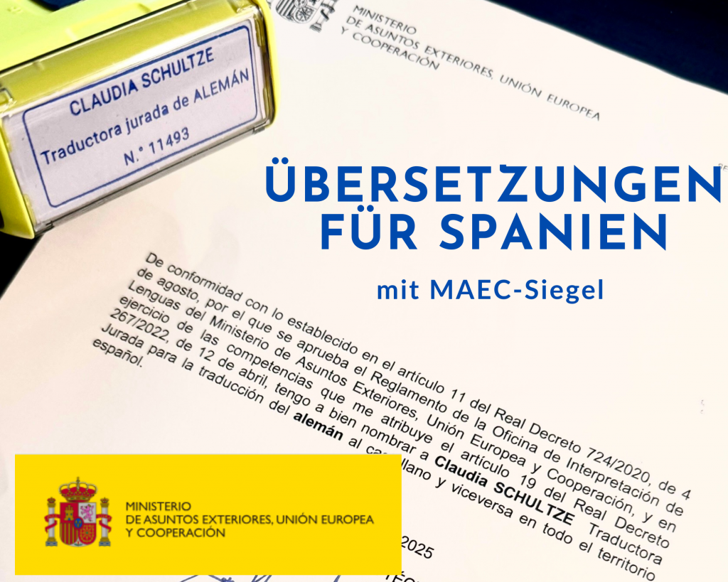 Übersetzungen für Spanien