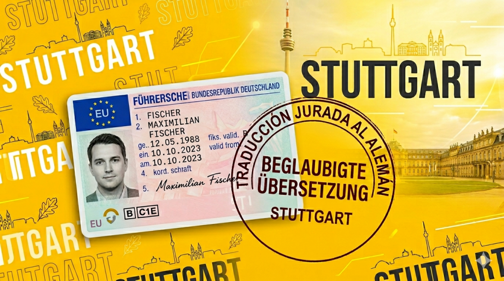 Canje de licencia de conducir Stuttgart