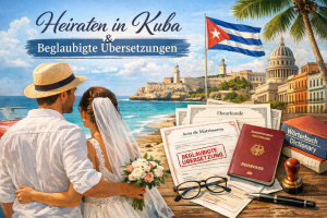 Heiraten in Kuba - Beglaubigte Übersetzung