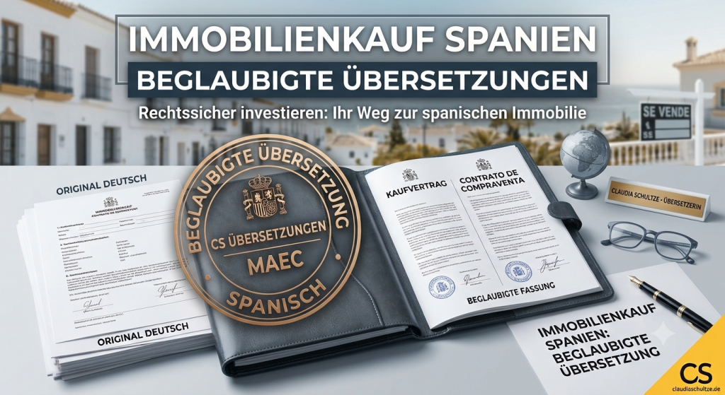 Immobilienkauf Spanien beglaubigte Übersetzung