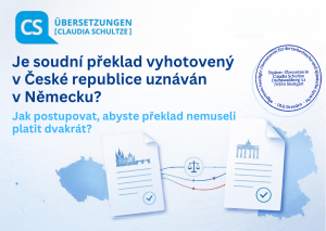 Uznání soudního překladu z České republiky v Německu